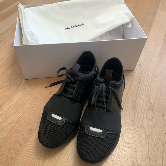 Balenciaga Tess black sneakers size 37 - Picture 2 of 4